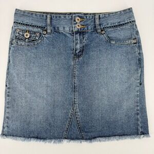 Tommy Hilfiger Blue Denim Jean Mini Skirt Y2K